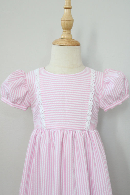 Becca Cotton Seersucker Girls Dress