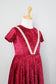 Ruby Velvet Girls Dress (size 6 & 8)