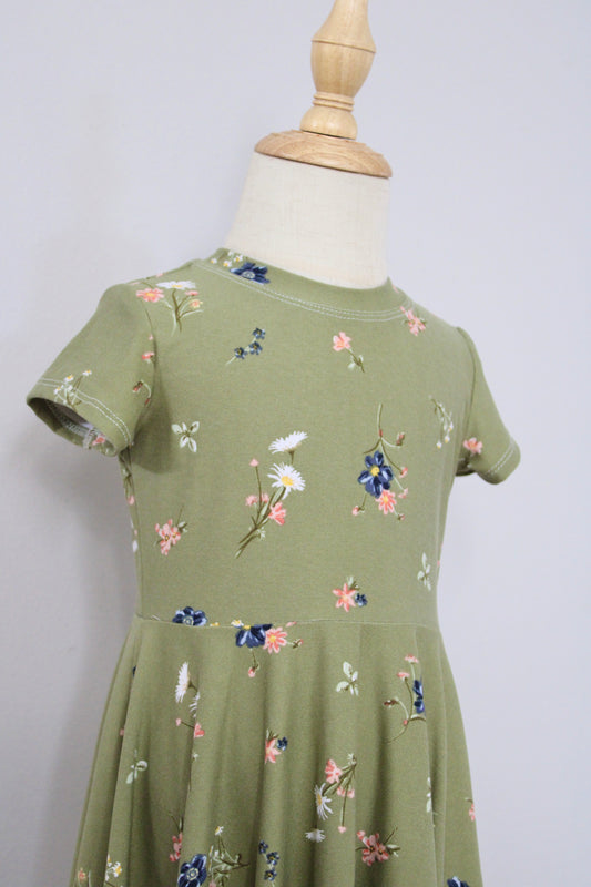 Sage Girls Twirl Dress (Sizes 2T-6)