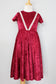 Ruby Velvet Girls Dress (size 6 & 8)