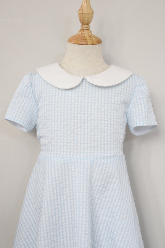 Etta Girls Seersucker Dress (Size 5T)