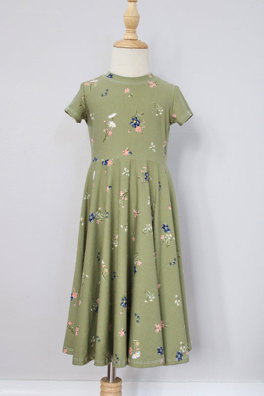 Sage Girls Twirl Dress (Sizes 2T-6)