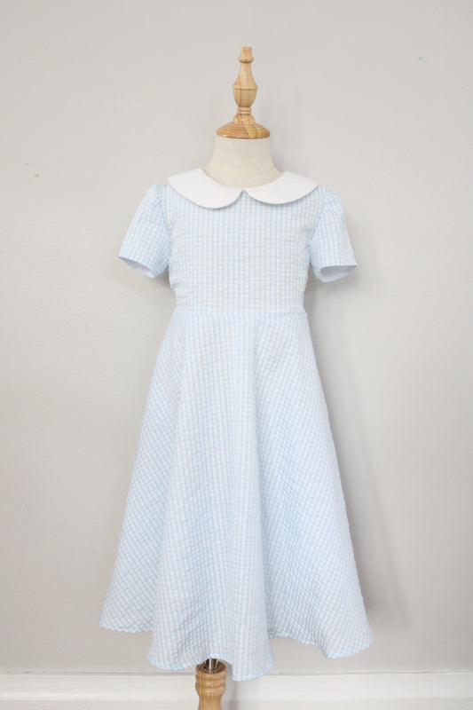 Etta Girls Seersucker Dress (Size 5T)